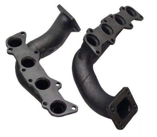 FOR Coyote Ford Mustang 2011-2023 5.0 Twin Turbo Charger Cast Manifolds T3T4 Flanged