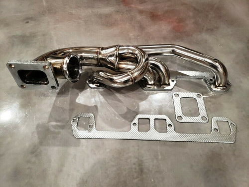Single Turbo Manifold Header T4 V8 318 340 360 LA 5.2L 5.9L MAGNUM DODGE MOPAR