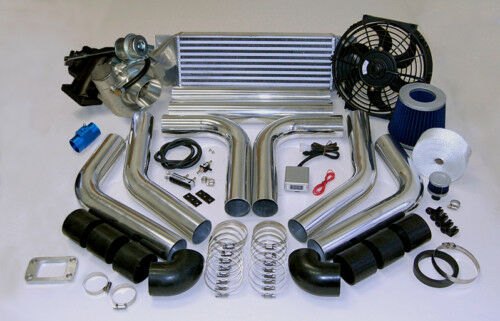 Custom Race T3T4 T3 T4 TurboCharger Turbo Boost Kit 485HP SET STARTER Z SYSTEM