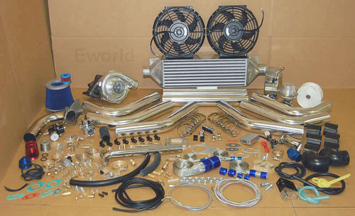 Custom Race T3T4 Turbo Charger Kit TurboCharger Package Add 200 horsepower RARE