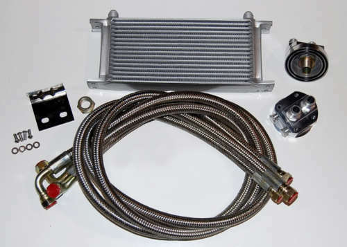 UNIVERSAL HIGH PERFORMANCE OIL COOLER KIT NEW COMPLETE + RELOCATION SETUP HONDA