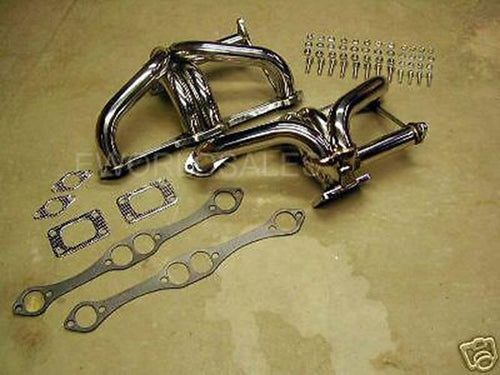 Small Block Chevy SBC GM TWIN TURBO HEADERS 350 305 400 Camaro Firebird SBC GM