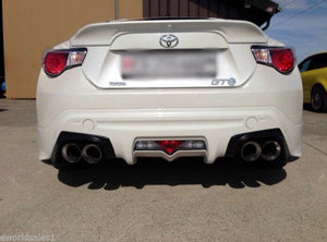STAINLESS STEEL DUAL EXHAUST TIPS 4.0 2.5 GT86 FT-86 FR-S JDM Scion