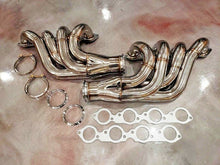 Load image into Gallery viewer, Big Block Chevy BBC Twin Turbo Stainless Headers 427 454 396 502 572 Manifold