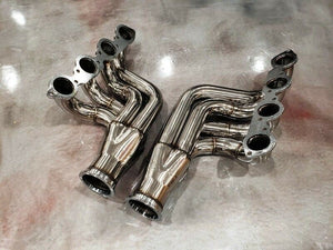 Big Block Chevy BBC Twin Turbo Stainless Headers 427 454 396 502 572 Manifold