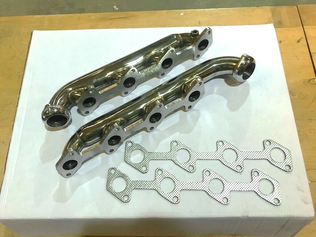 03-07 Ford Powerstroke F250 F350 6.0 Stainless Performance Headers Manifolds SS