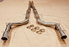 Load image into Gallery viewer, HEMI 05-10 Dodge 5.7L Exhaust System Stainless Steel RACE Catback + Single TIPS