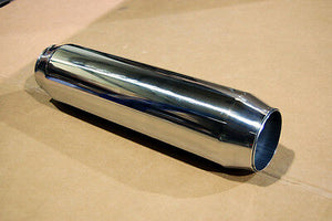 3" Stainless Straight Thru Muffler 16" Camaro Exhaust LS1 5.0 Turbo Resonator